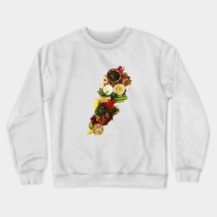 beirut food Crewneck Sweatshirt